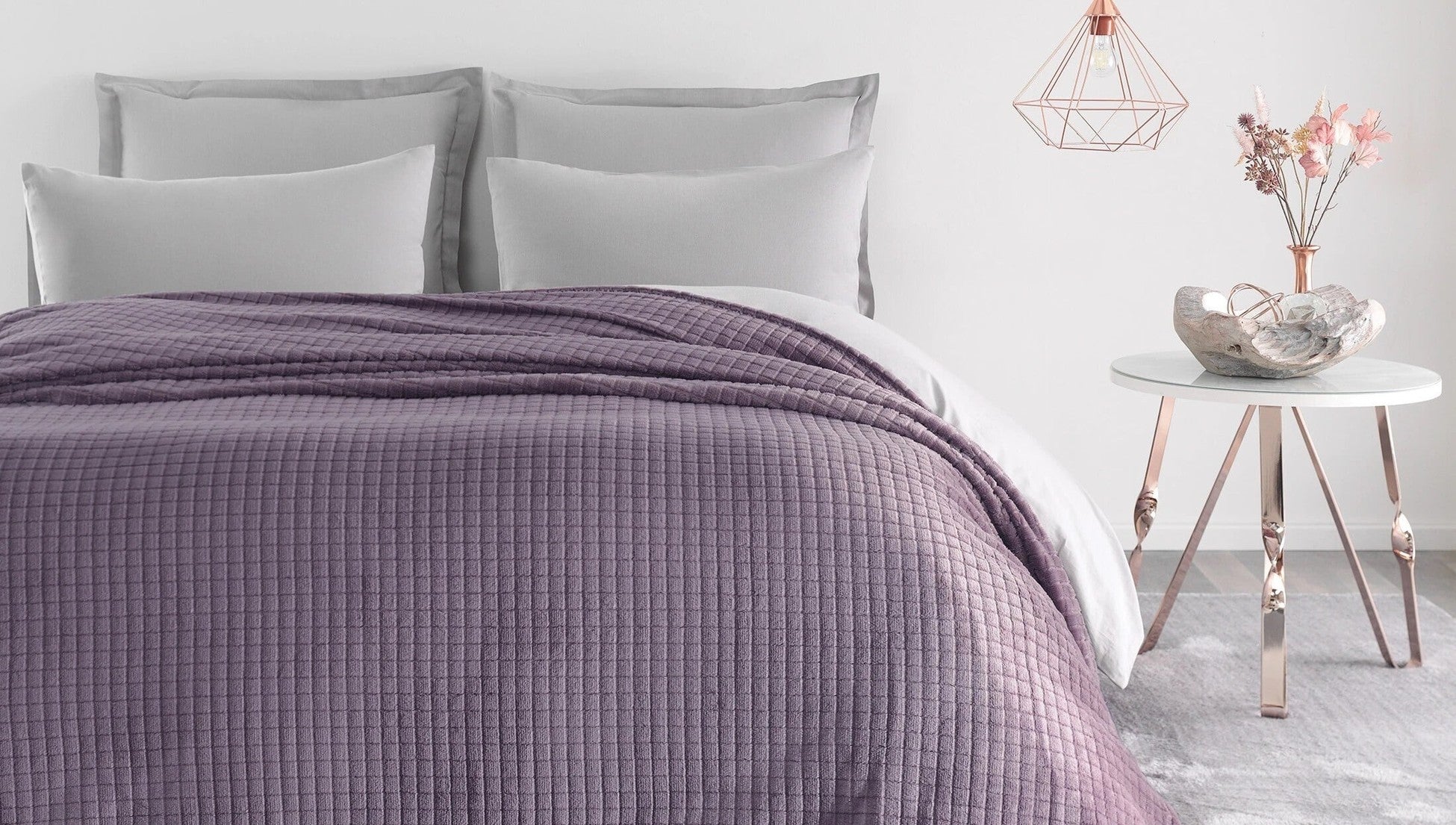 Trinity Wellsoft Plaid Violet