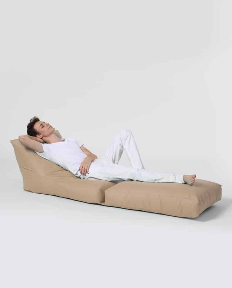 Siesta Pouf convertible / coussin de sol Beige