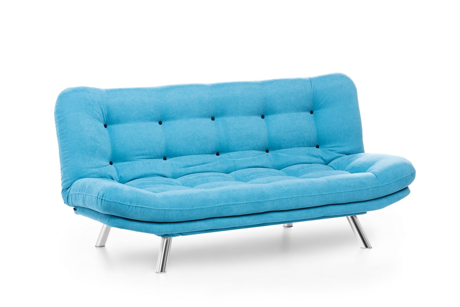 Canapé-lit 3 places Misa Sofabed - Turquoise