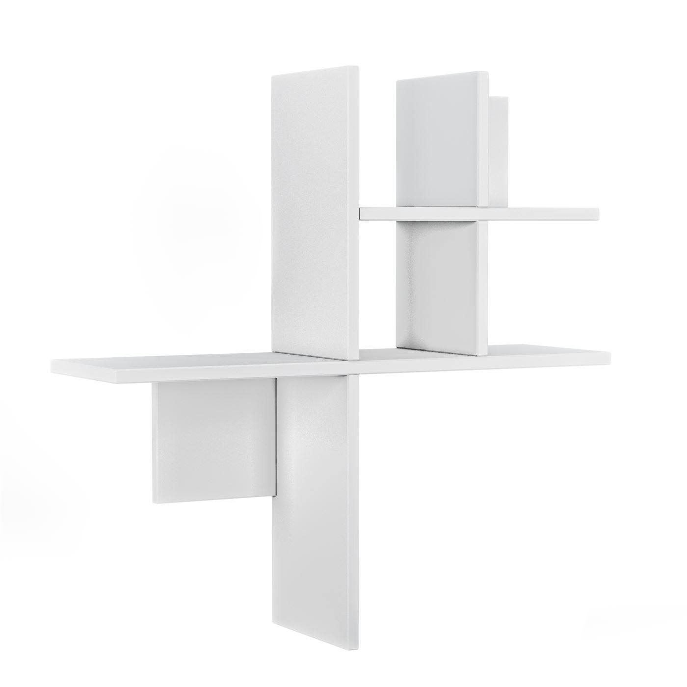 Balance Etagère murale en bois blanc
