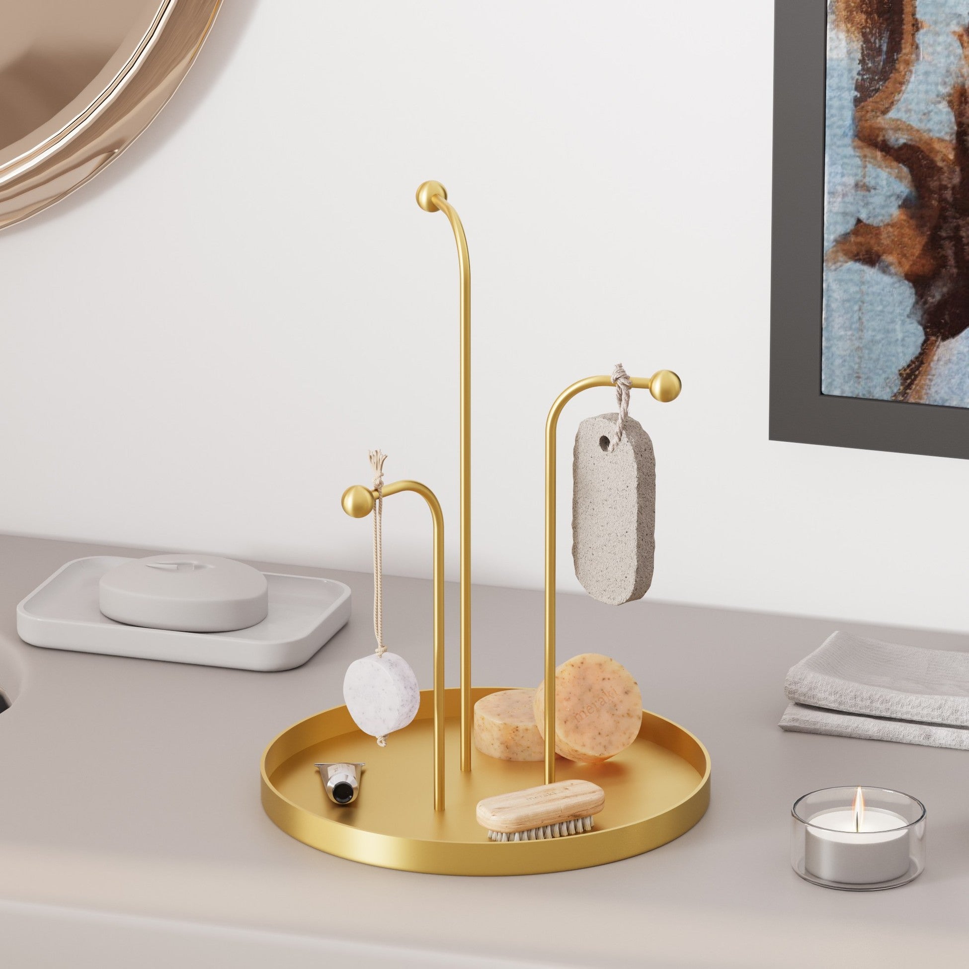 Accessoire décoratif en métal Leros-B - Gold