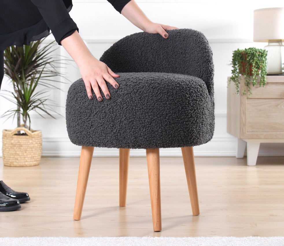 Pouf Rufmee - Dark Grey