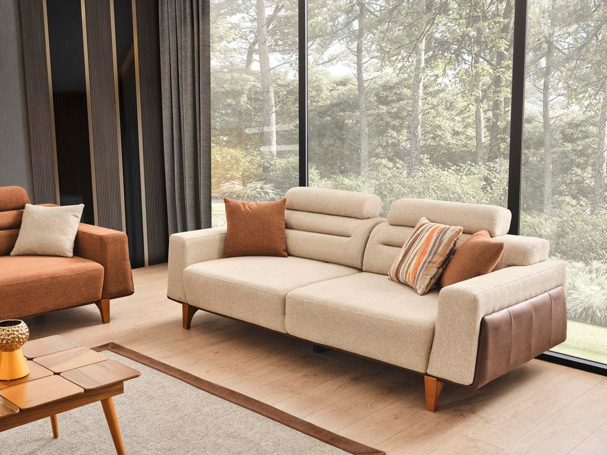 Oslo Crème Canapé 3 Places