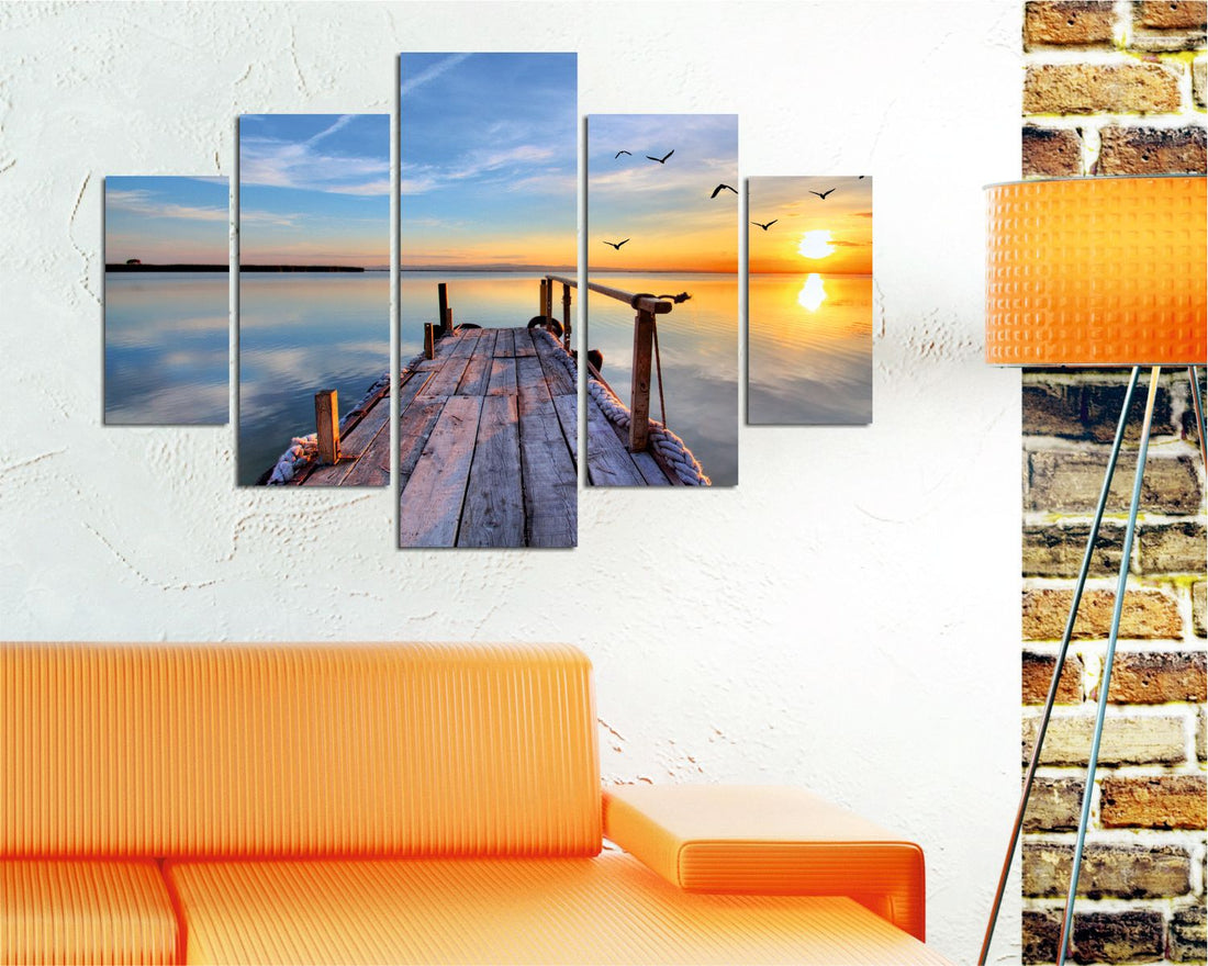 Peinture décorative MDF (5 pièces) ST123