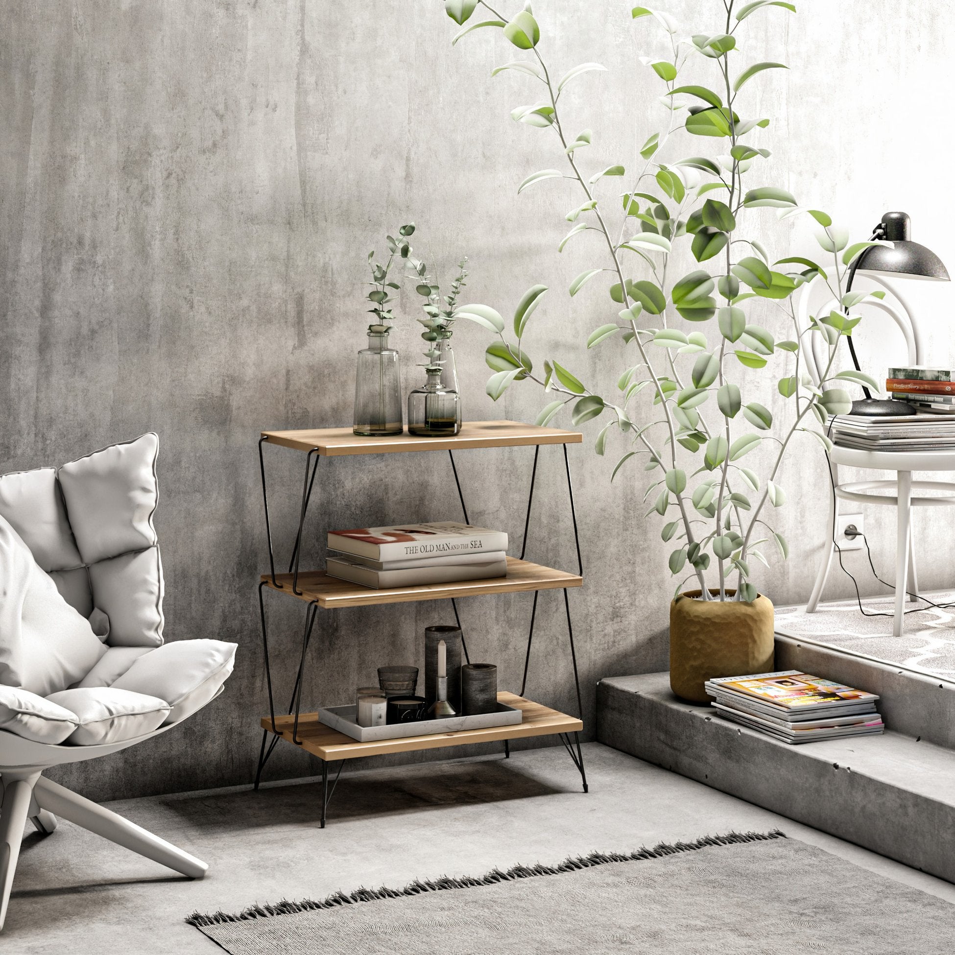 Table d'appoint Lazandos - Pine