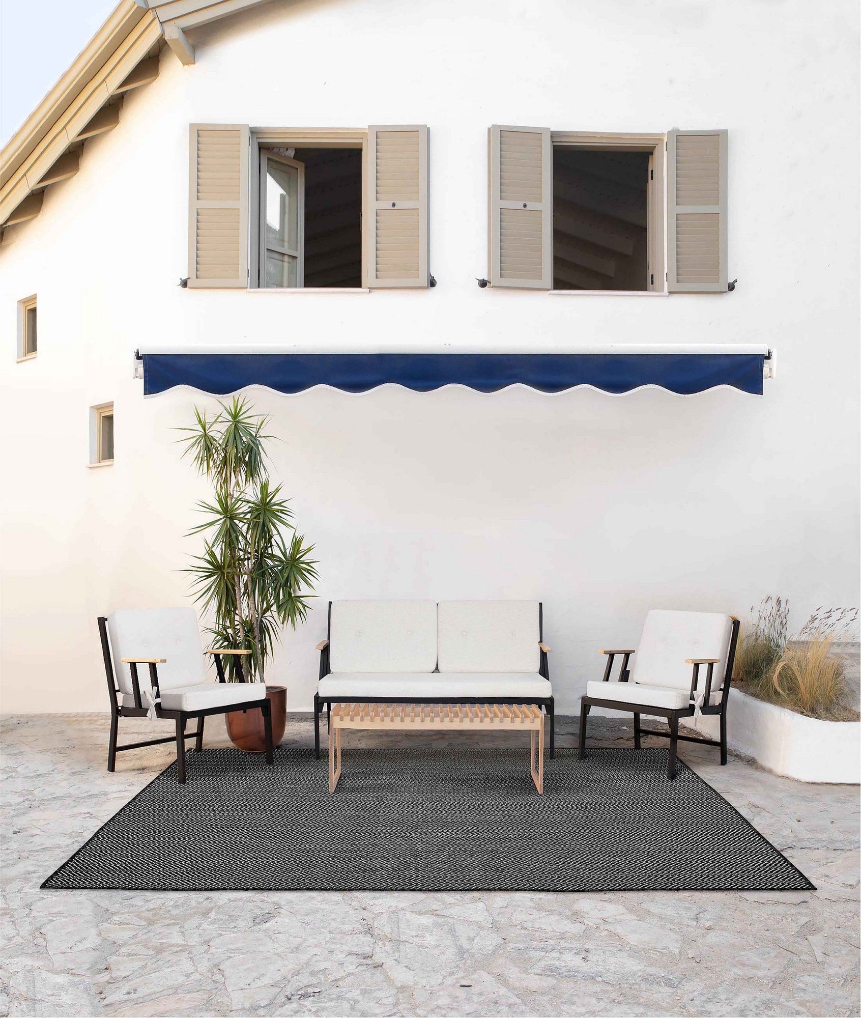 Canapé jardin de 1 place 700480 - Beige