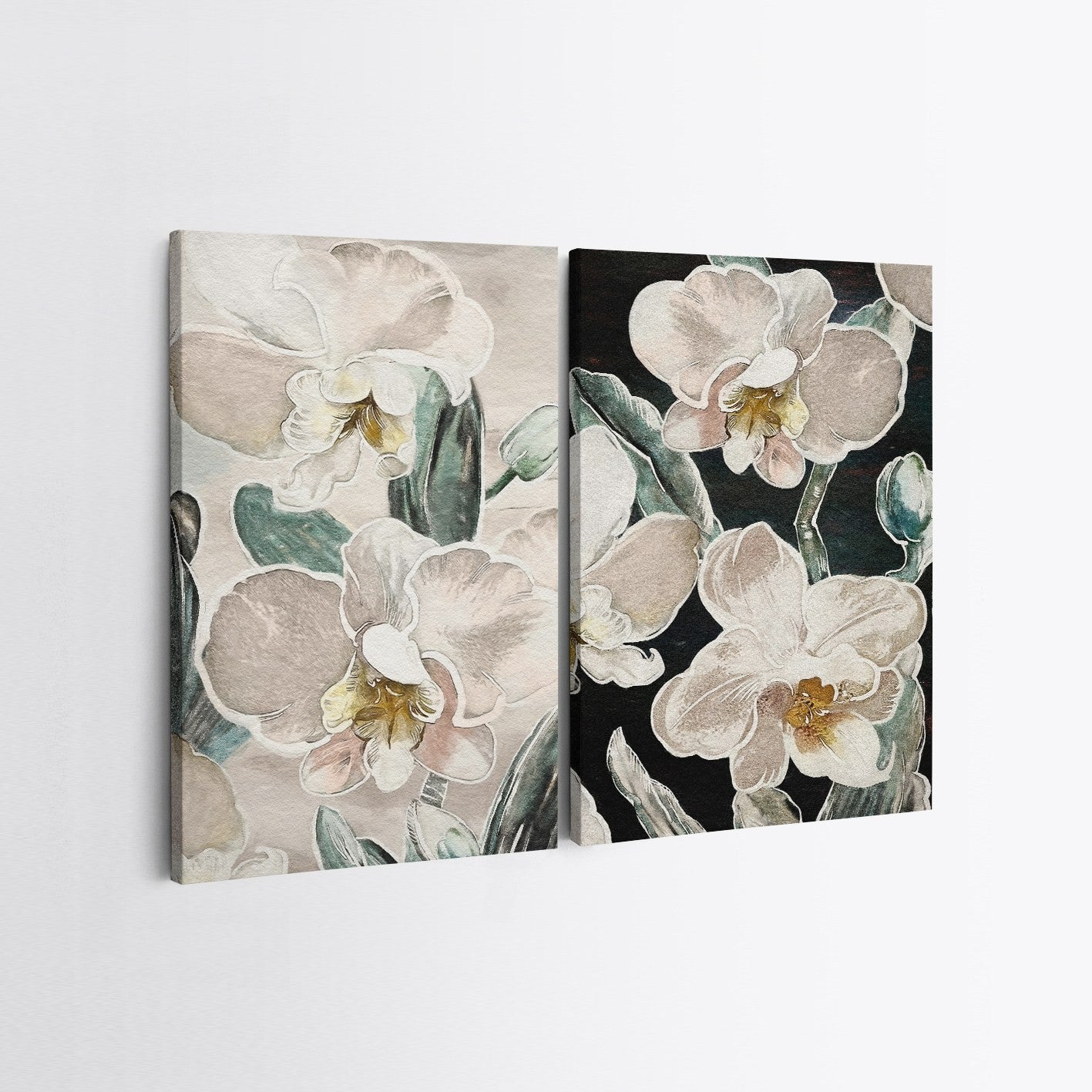 Peinture décorative en toile (2 pièces) 2KNV4303 - 50 x 70