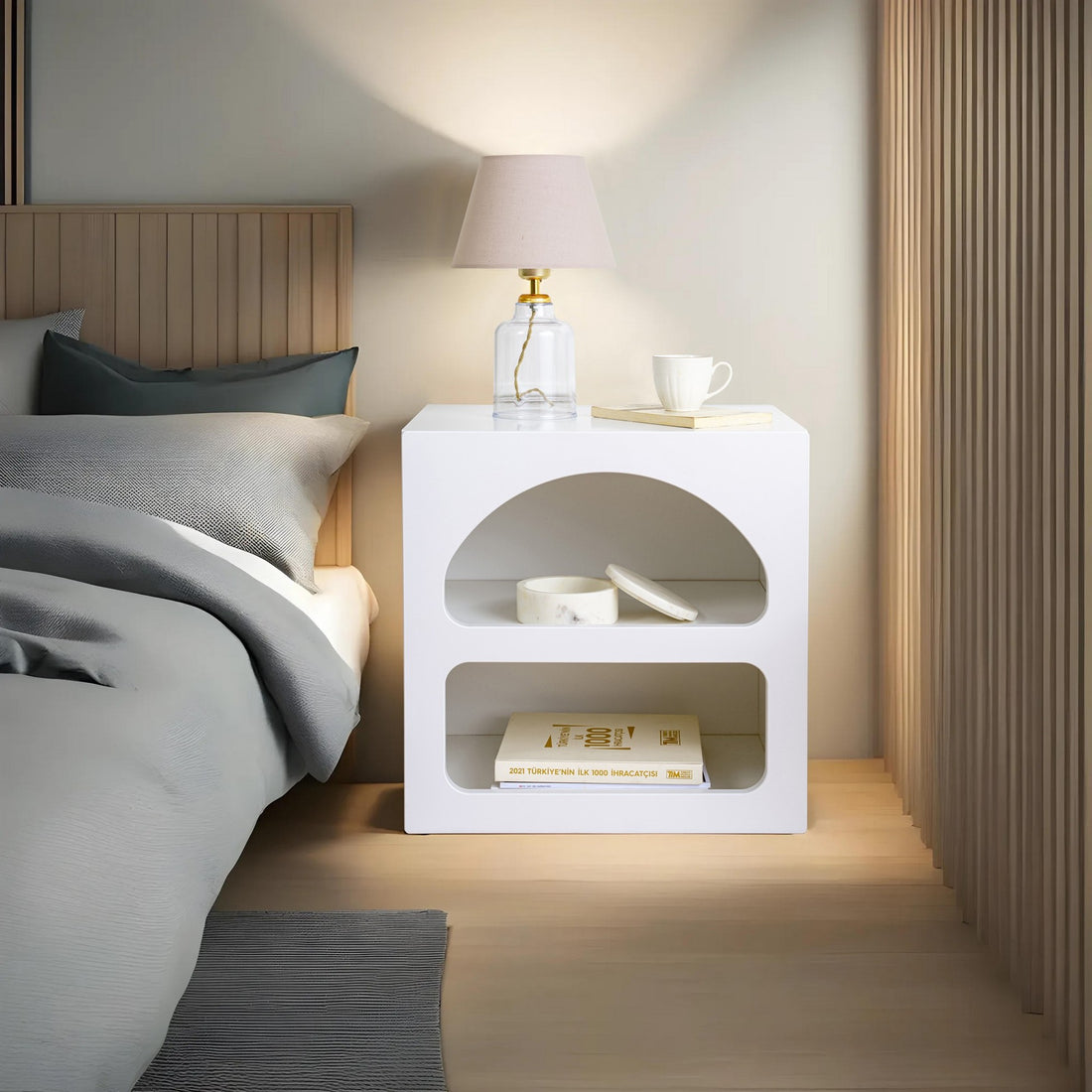 La table de nuit Lorin - White