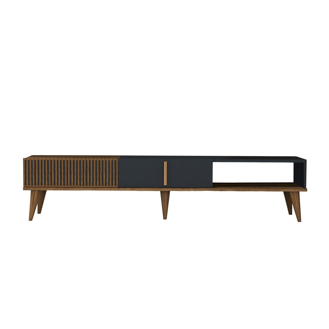 Meuble TV Milan Alt - Walnut, Anthracite