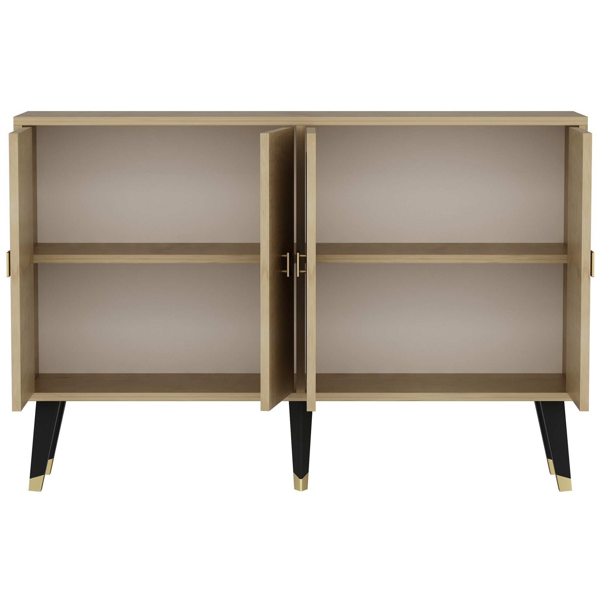 Console Ahart - Sapphire Oak, Gold