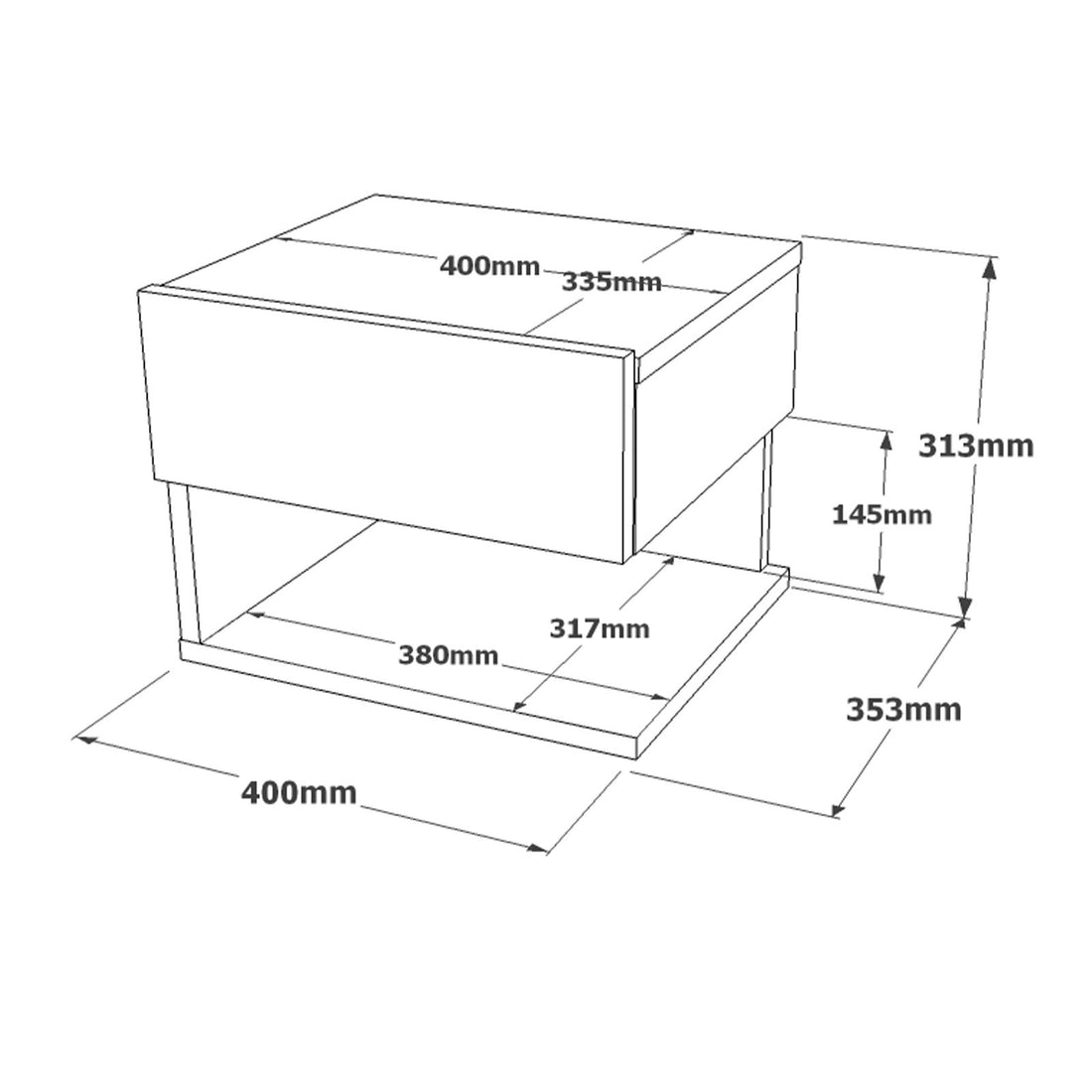 Table de chevet LV27-RT