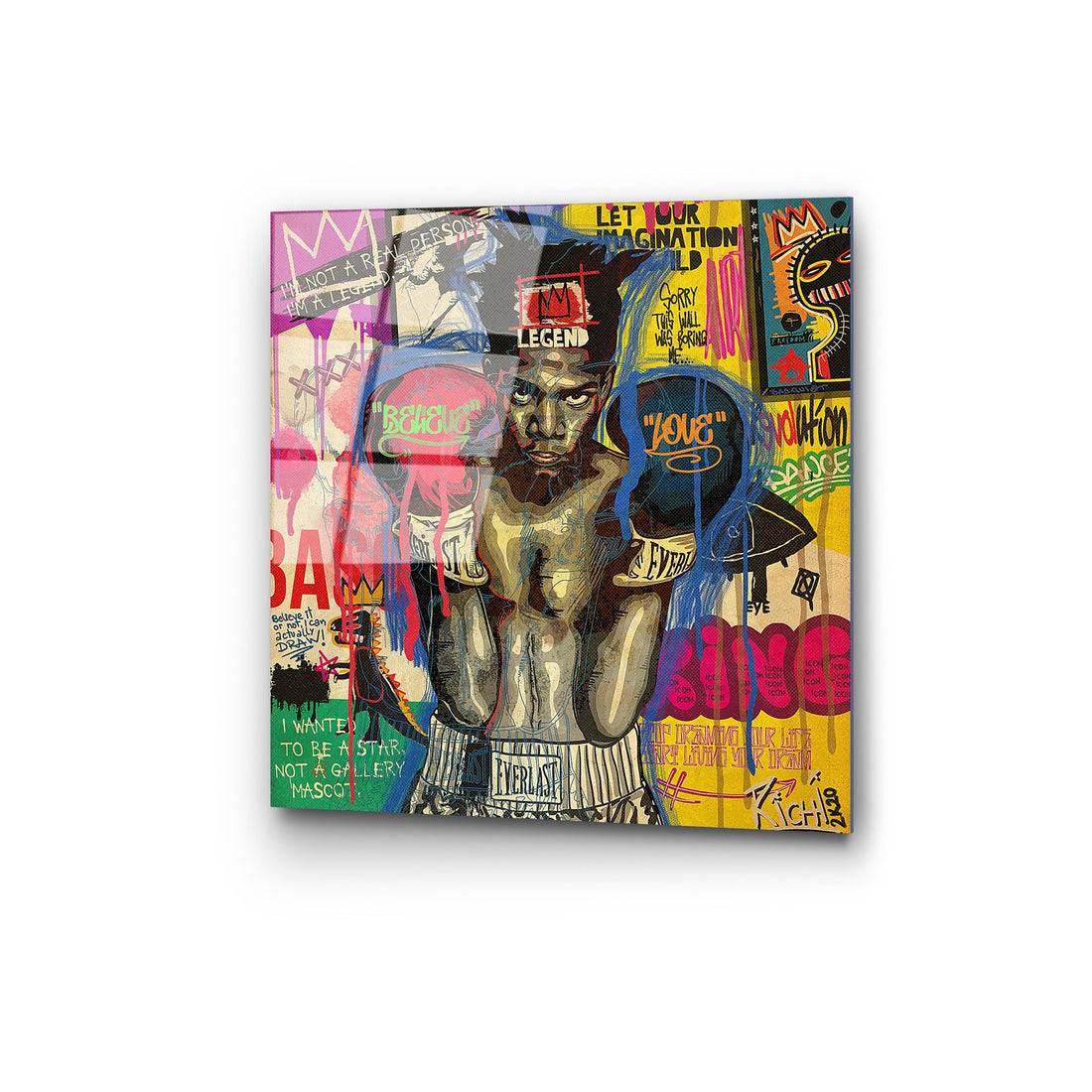 Peinture en verre trempé décoratif UV-815 - 50 x 50