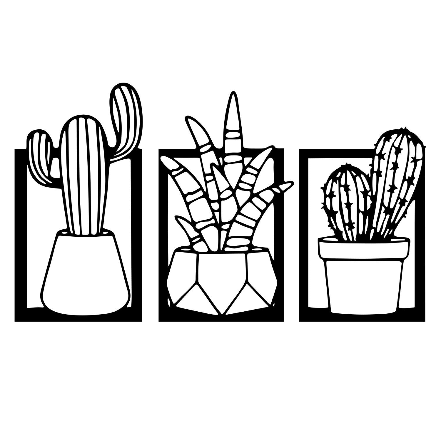 Accessoire mural en métal décoratif Nazen