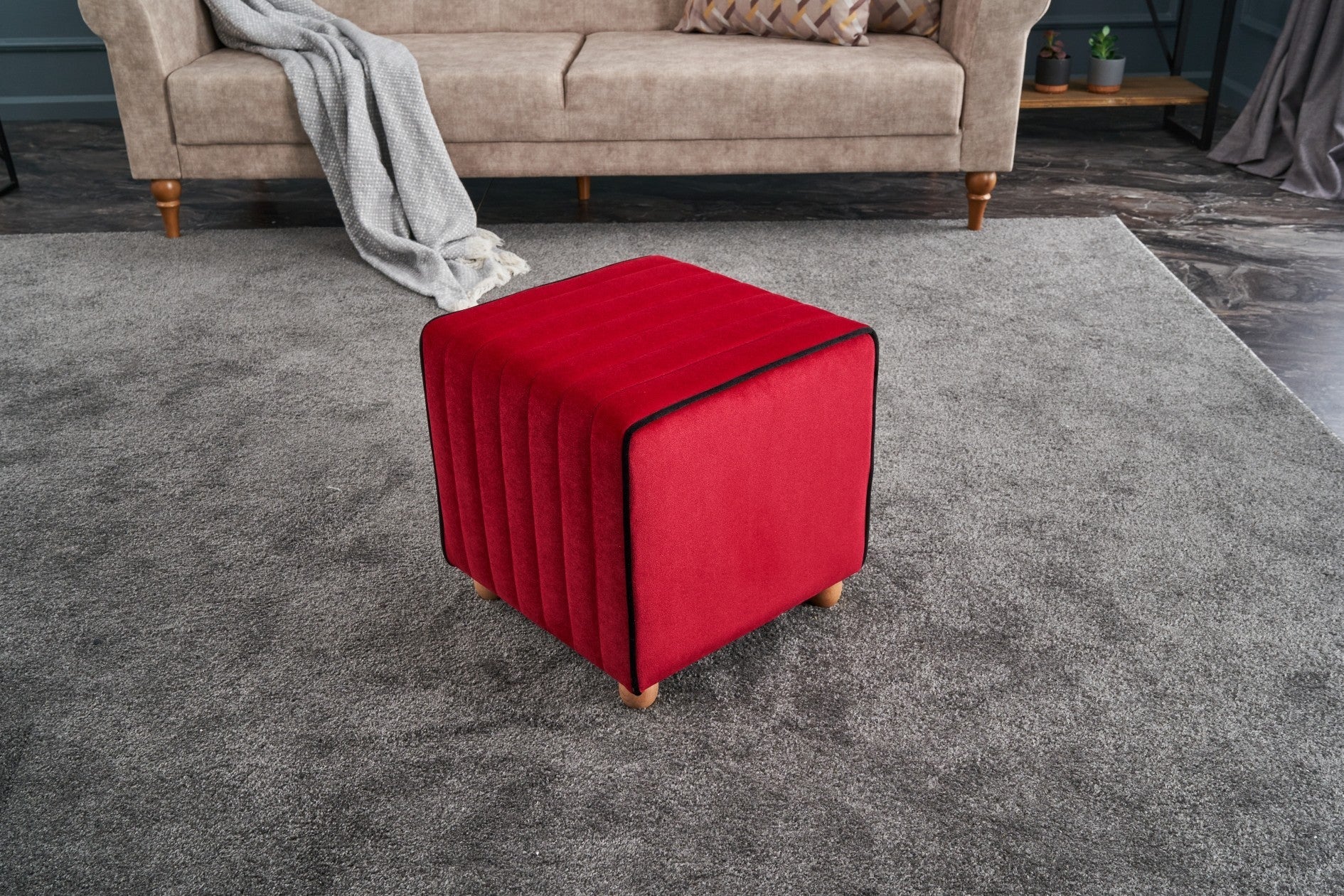Pouf Mona Puf - Red