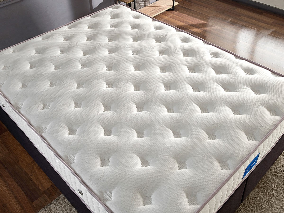 Base de lit double et tête de lit Ela Double - Black (140 x 190)