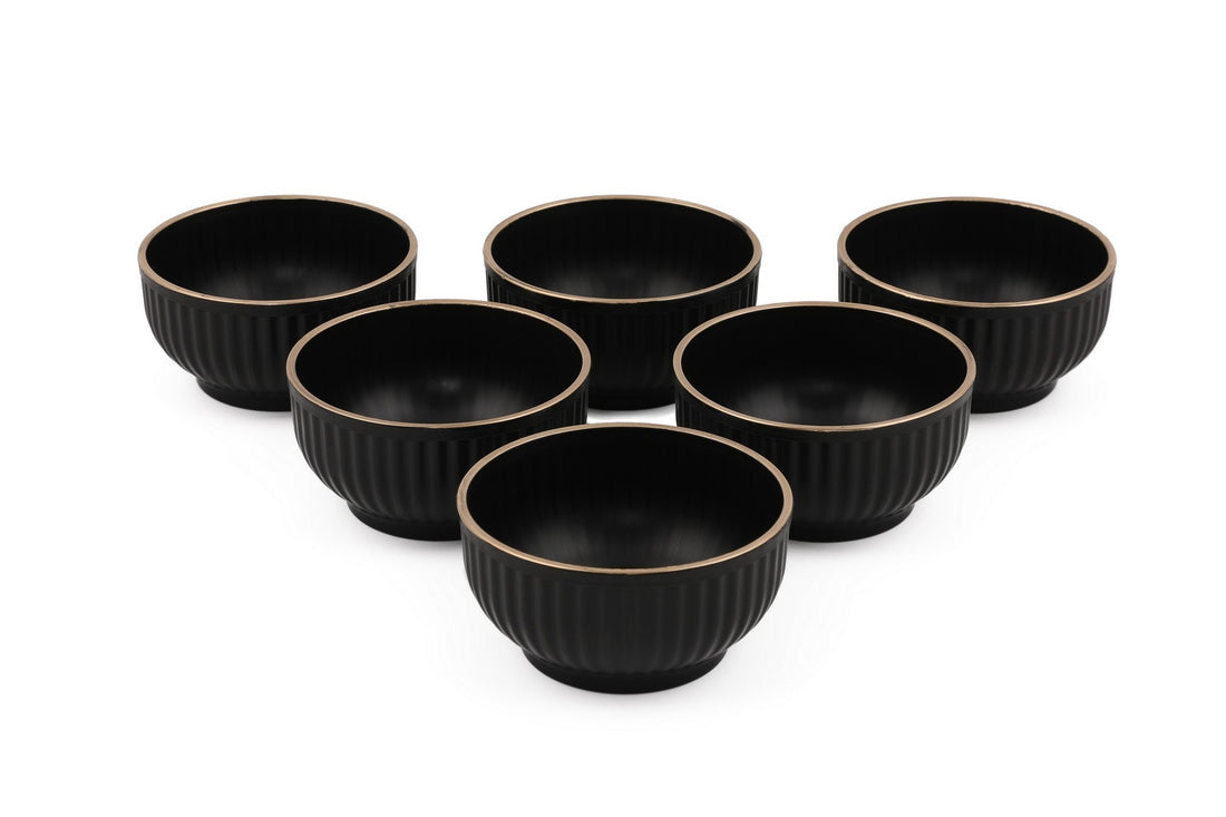 Bowl Set (6 pièces) C-DD07 - Black