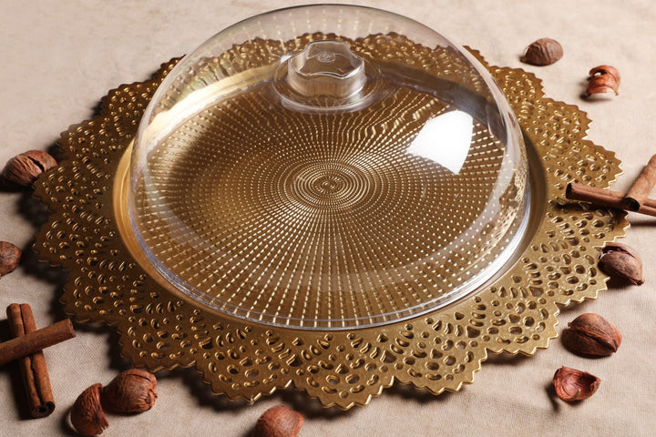 Bell-shaped Plastic Jar MRTS - Gold