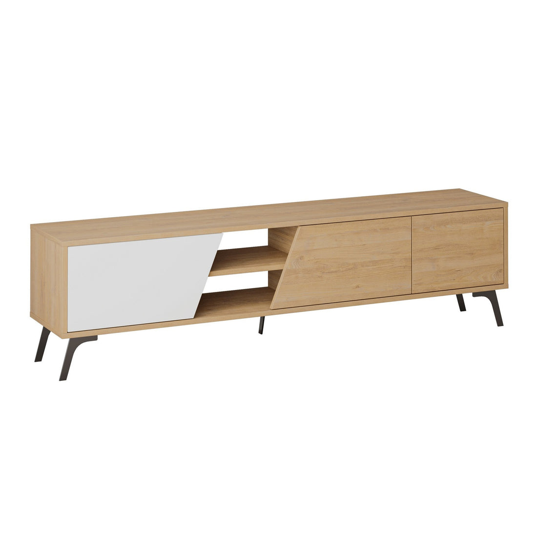 Meuble TV Fiona - Oak, White