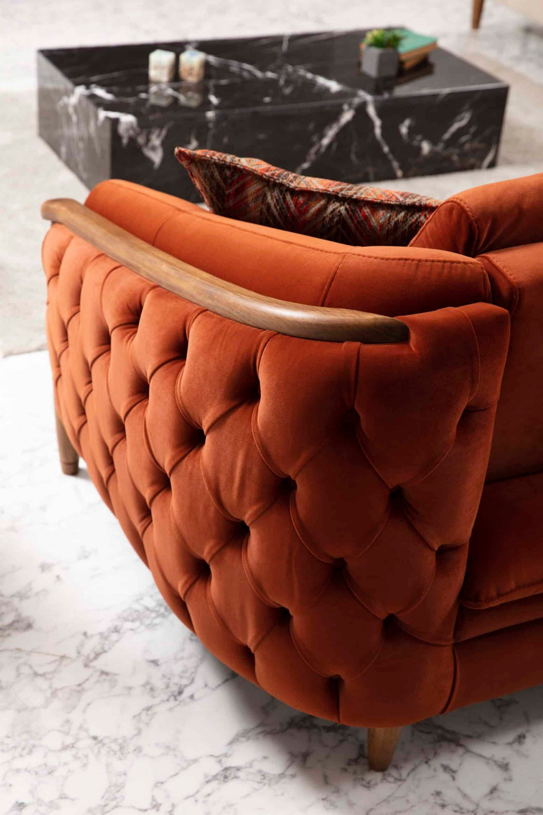 Trio Canapé 3 places rouge