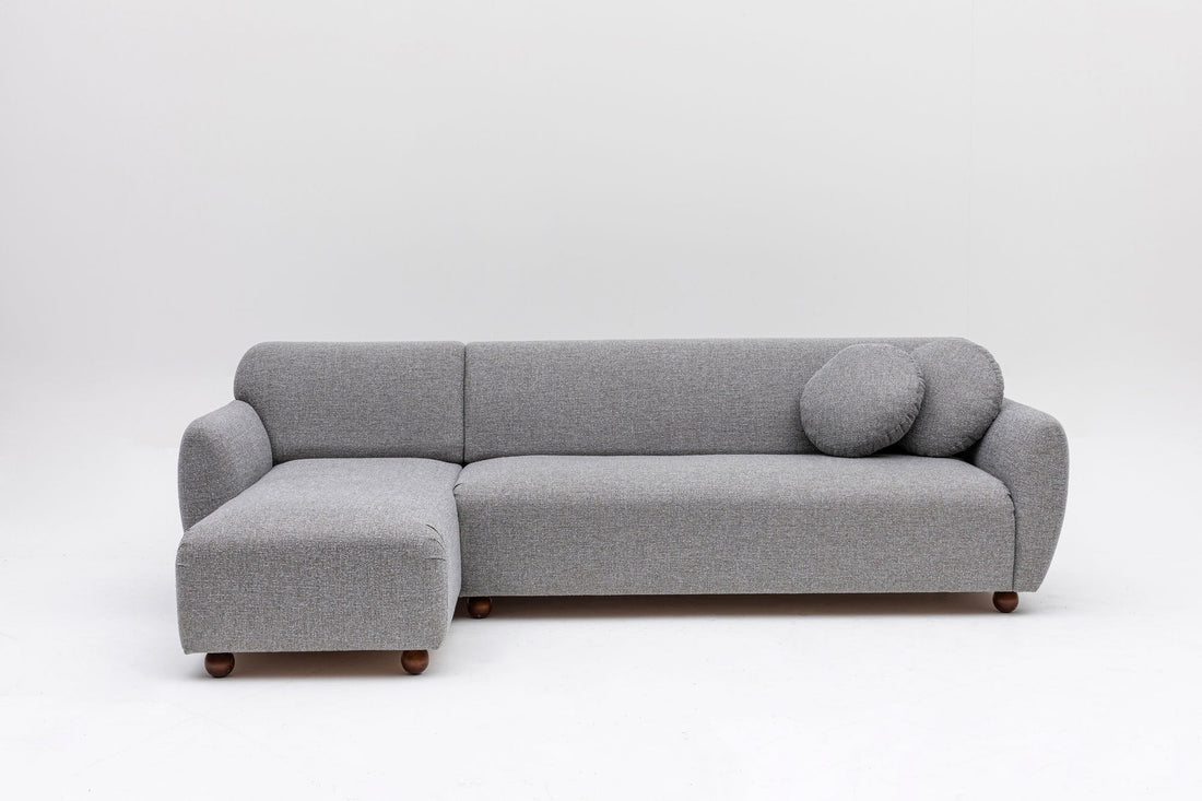 Canapé d'angle Eddy Corner (CHL-3R) - Light Grey