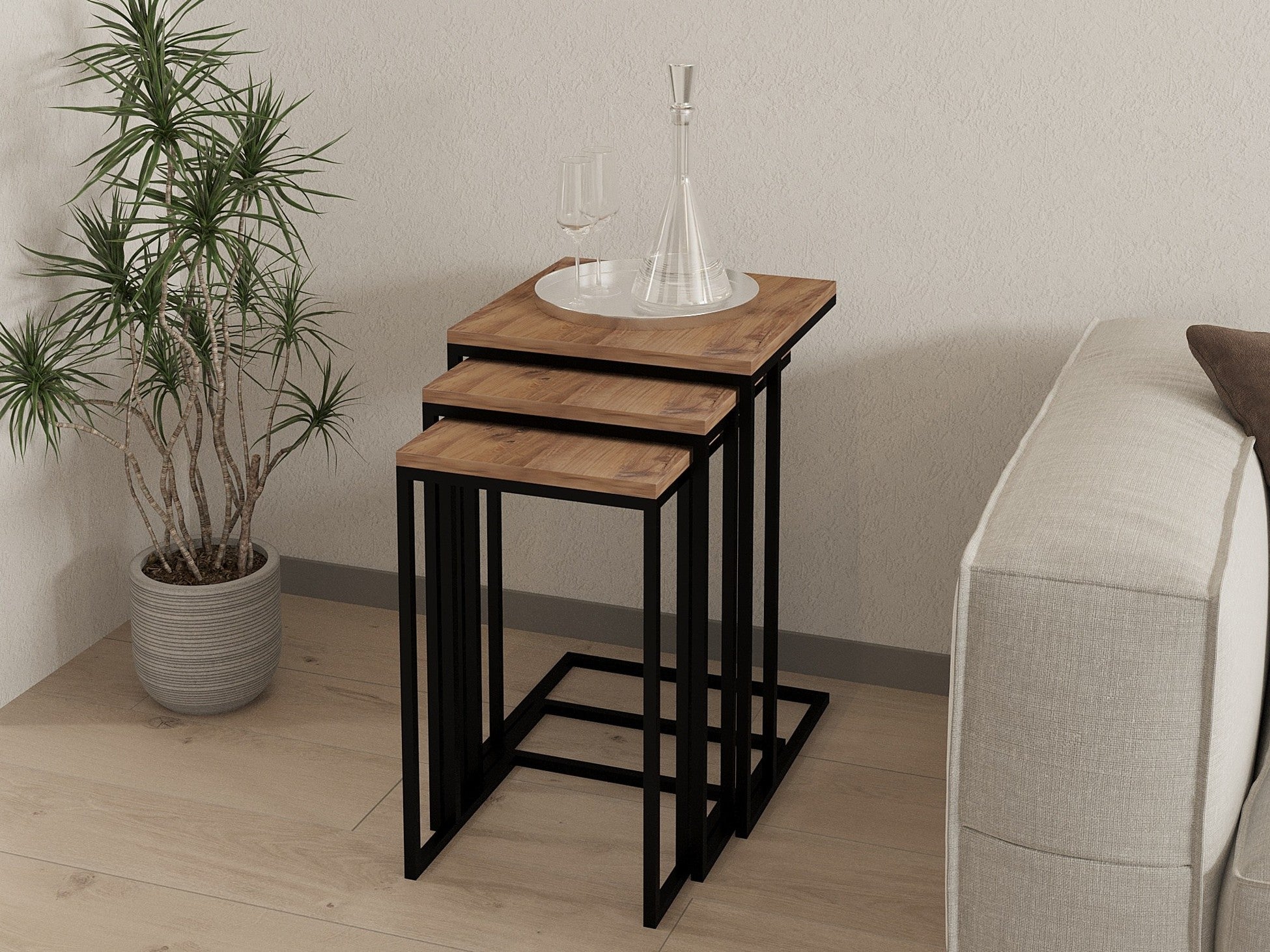 Table gigogne (3 pièces) Stoli - Atlantic