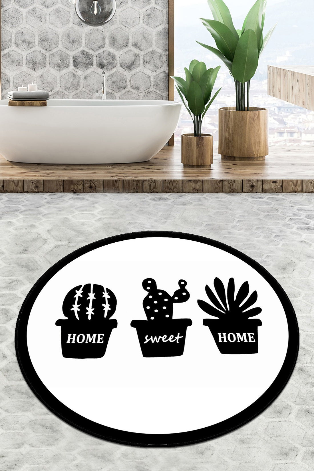 Tapis de bain Cereus Circle Djt 80