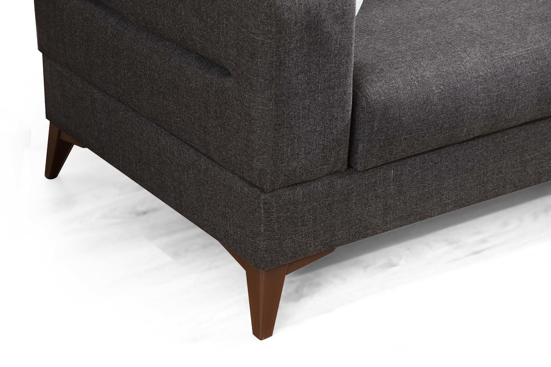 Canapé Minar 3 - Dark Grey, Light Grey