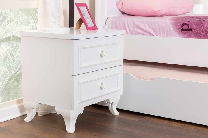 Table de chevet enfant Siena 2 tiroirs