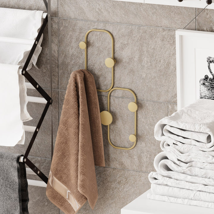 Crochet mural en métal Ladybug-A