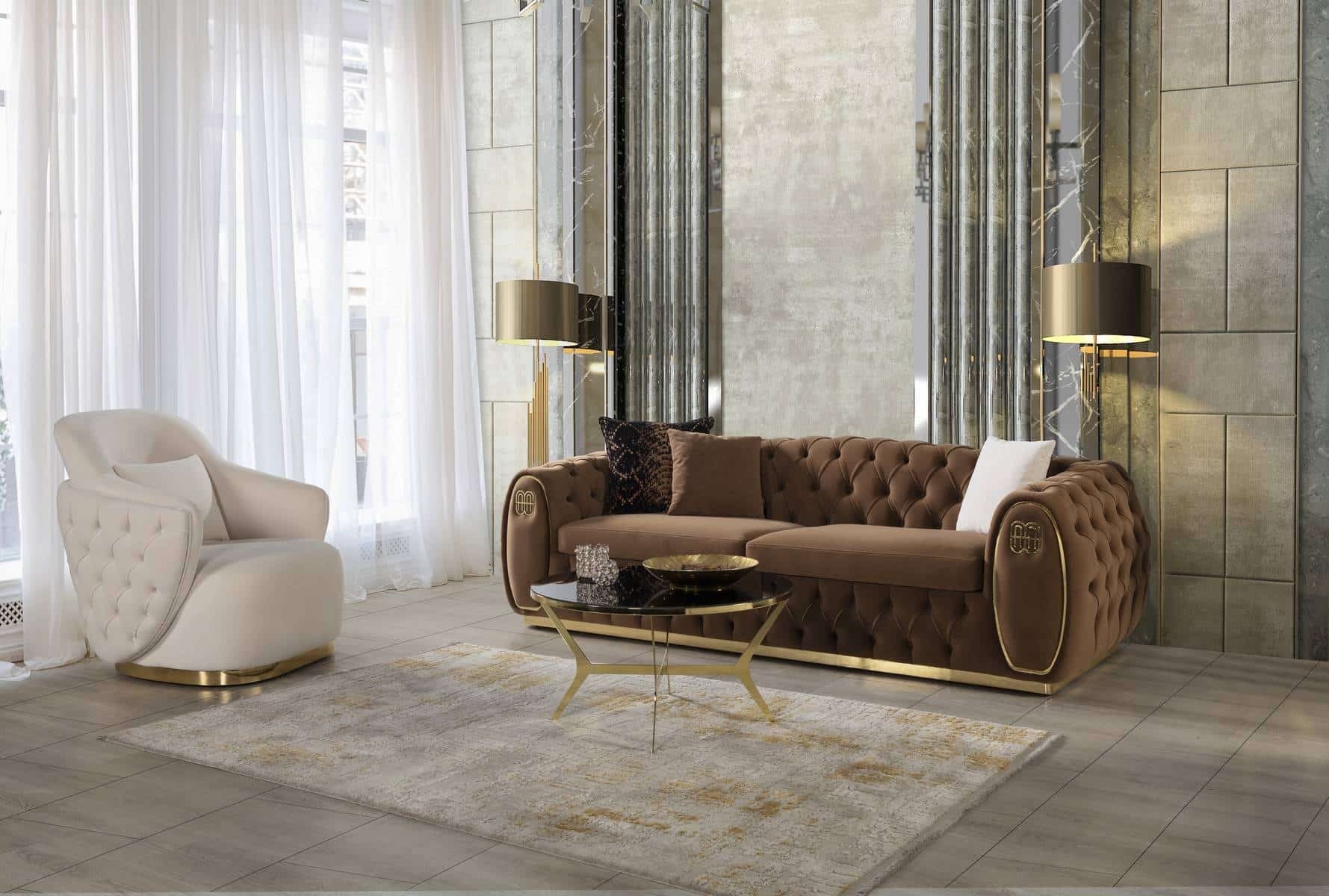 Sagezza Ensemble de canapé