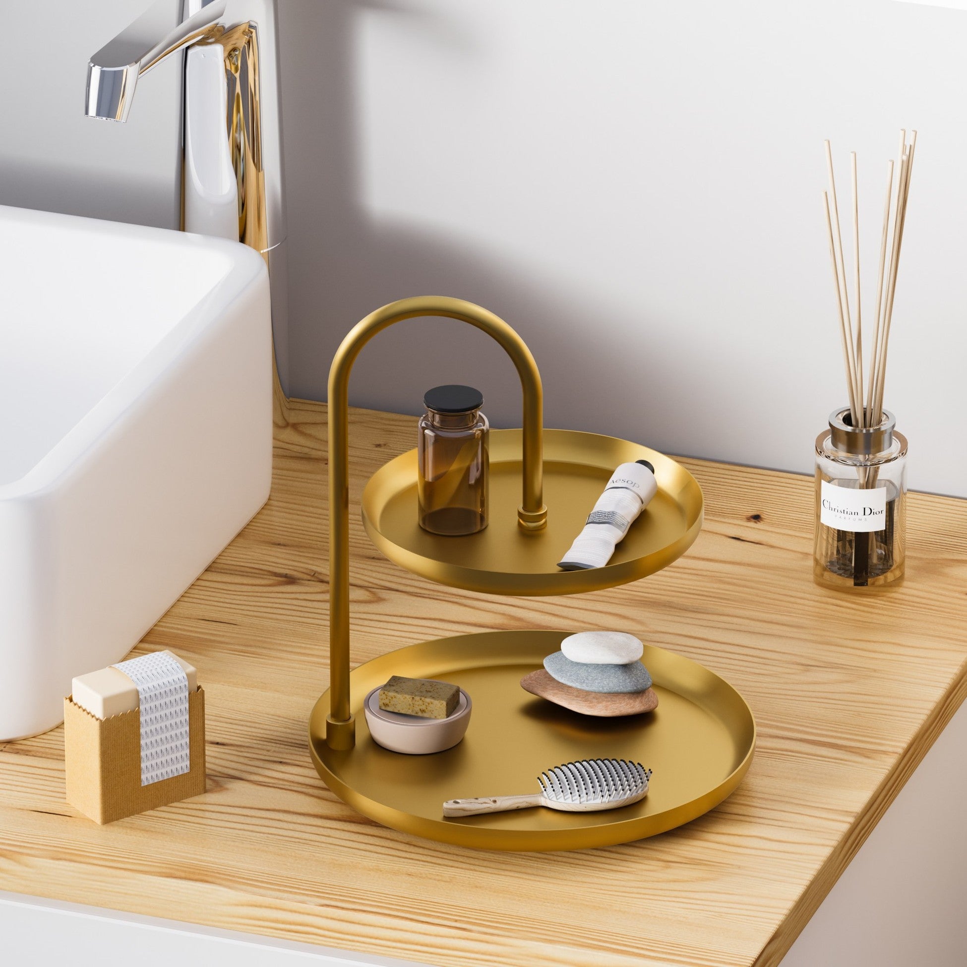 Accessoire décoratif en métal Kormen-B - Gold