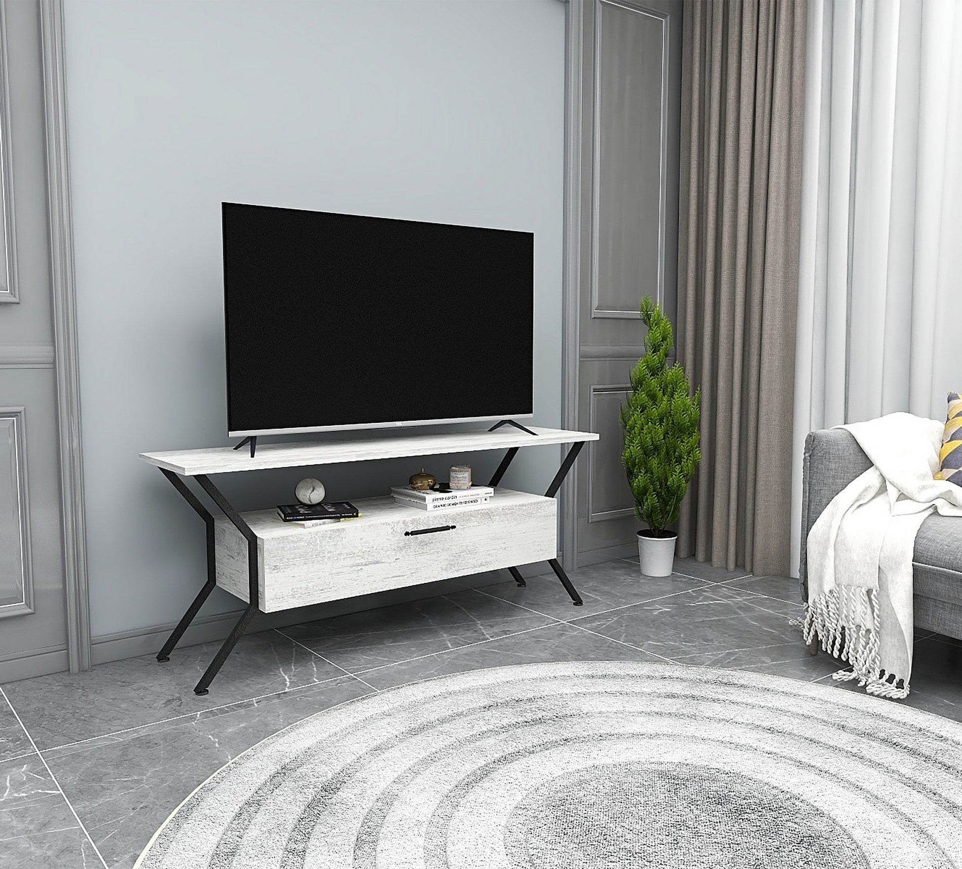 Meuble TV Tarz - Crystal