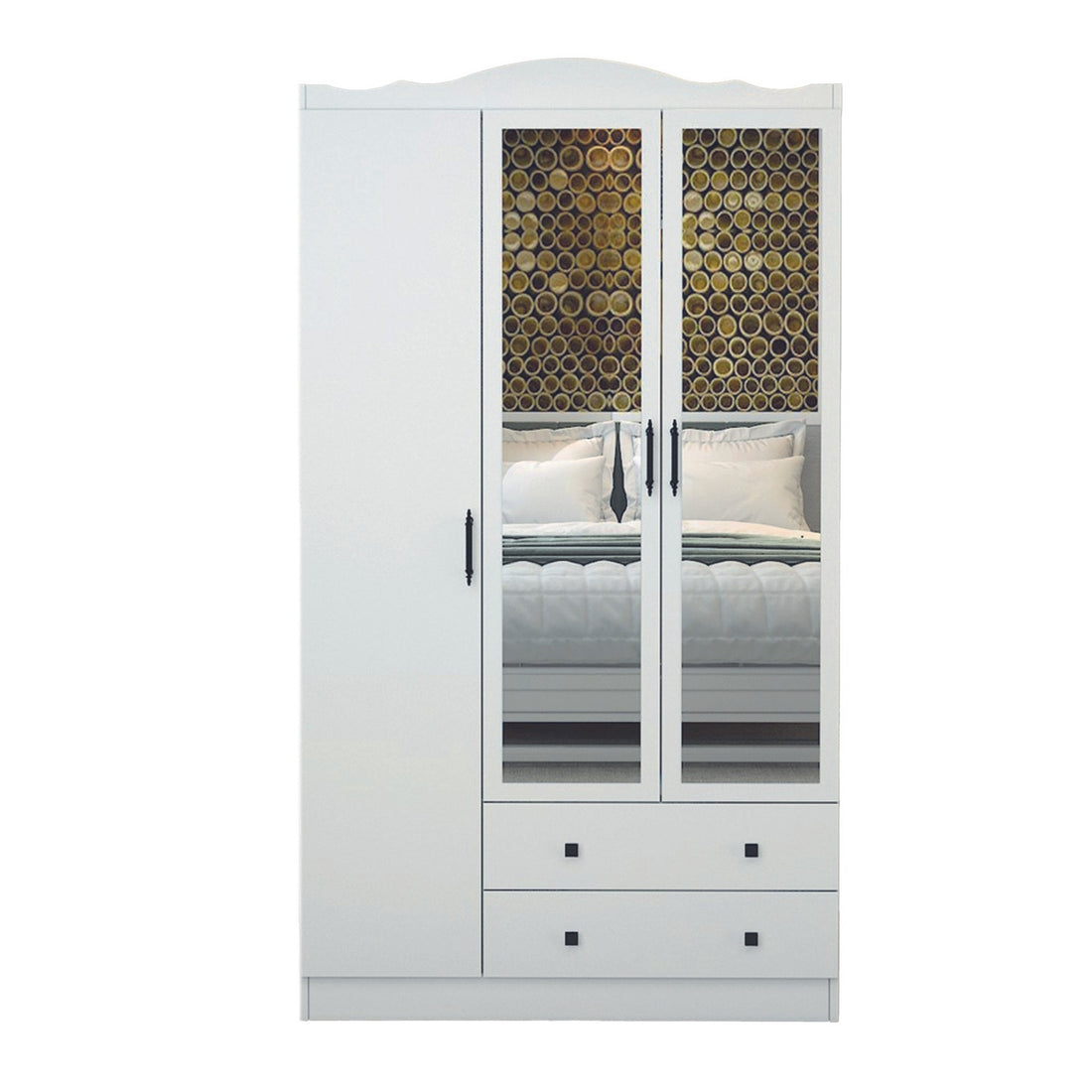 Ensemble de chambres jeunes Lavinia 509 - White