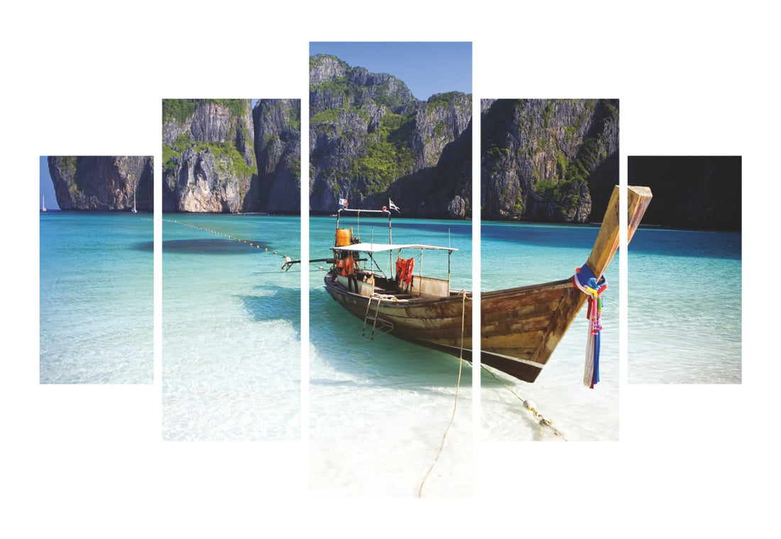 Peinture décorative MDF (5 pièces) ST057