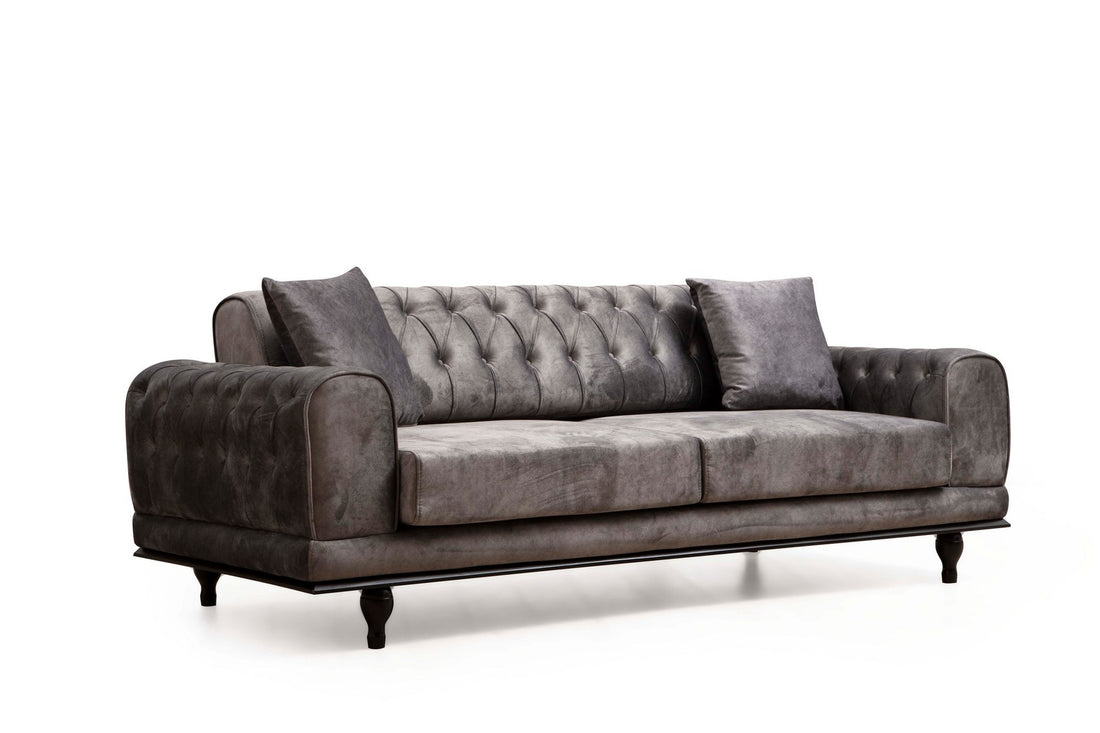 Canapé de 3 places Arredo Capitone - Anthracite