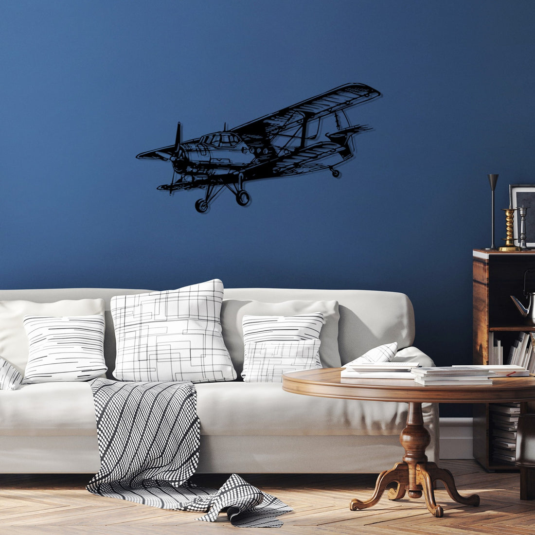 Accessoire mural en métal décoratif Aereo-1