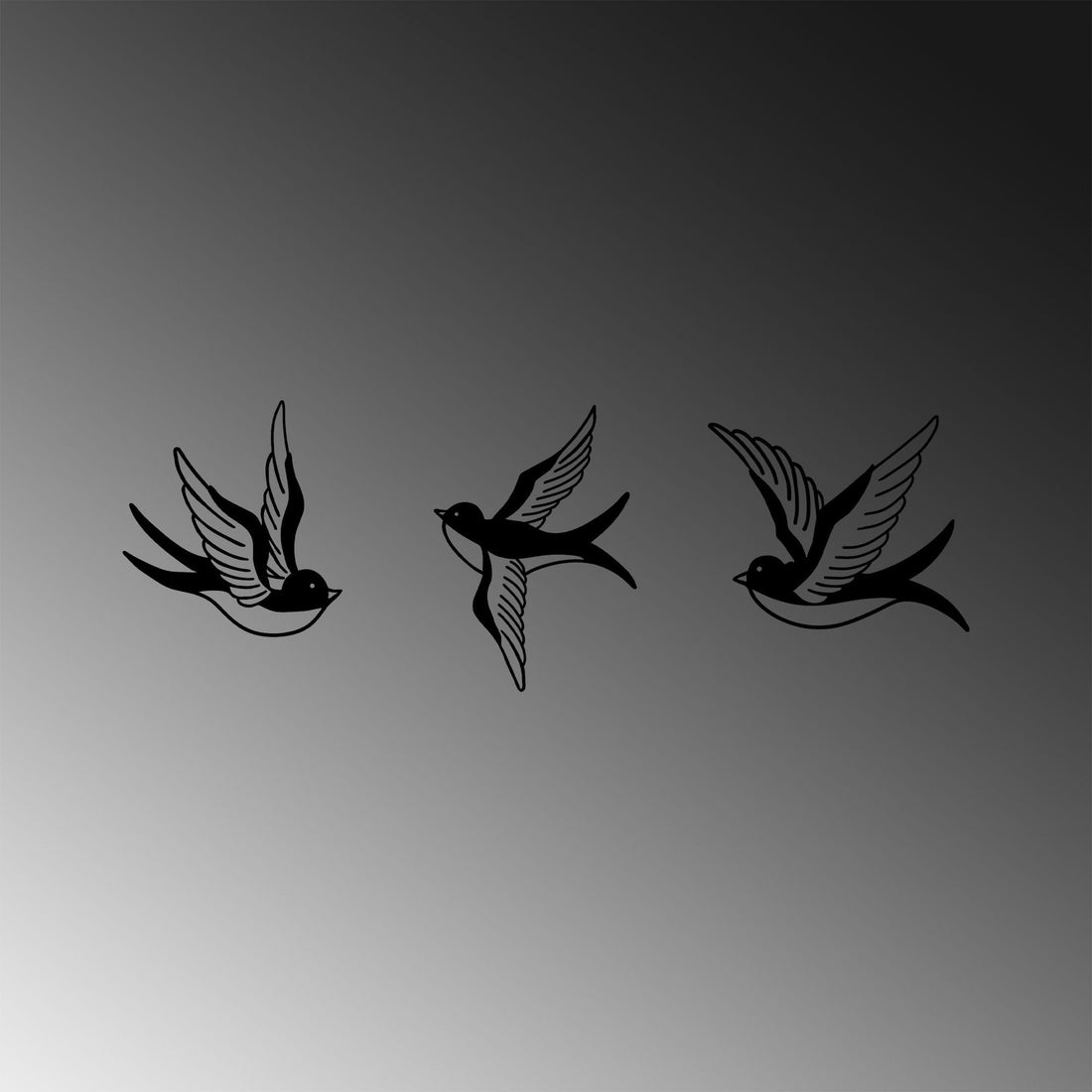 Accessoire mural en métal décoratif Mountain - 286