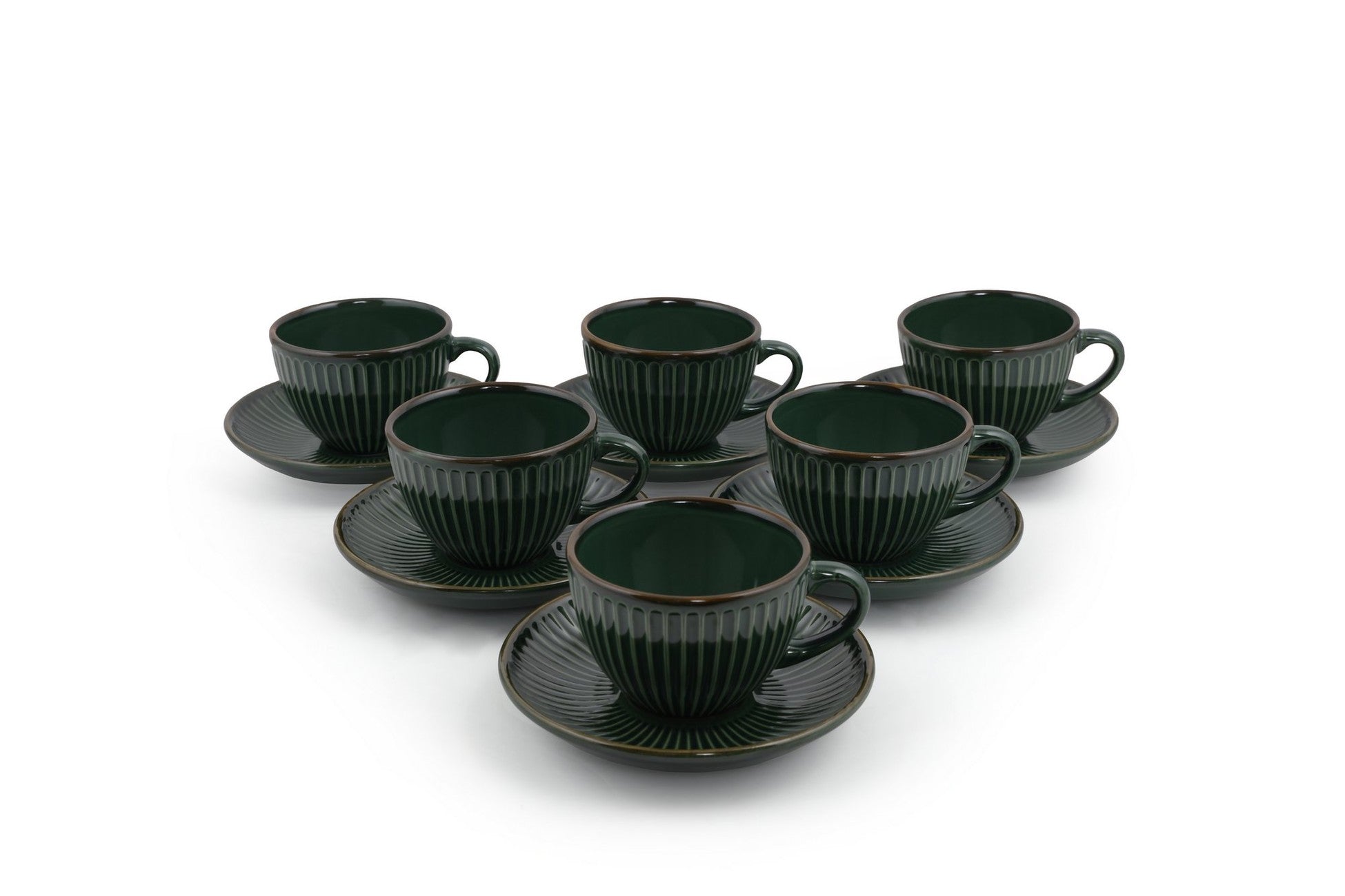 Tea Cup Set (12 Pieces) TC057012FRA5A839700MATT300