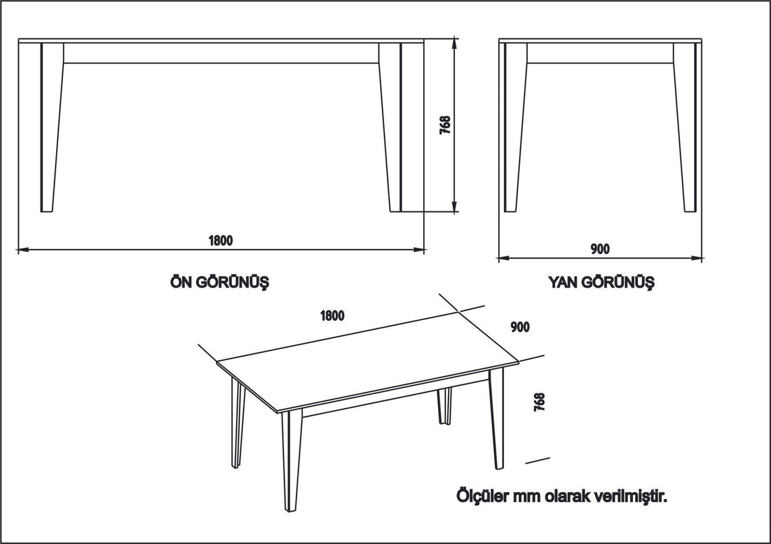 Table à manger Lorenz