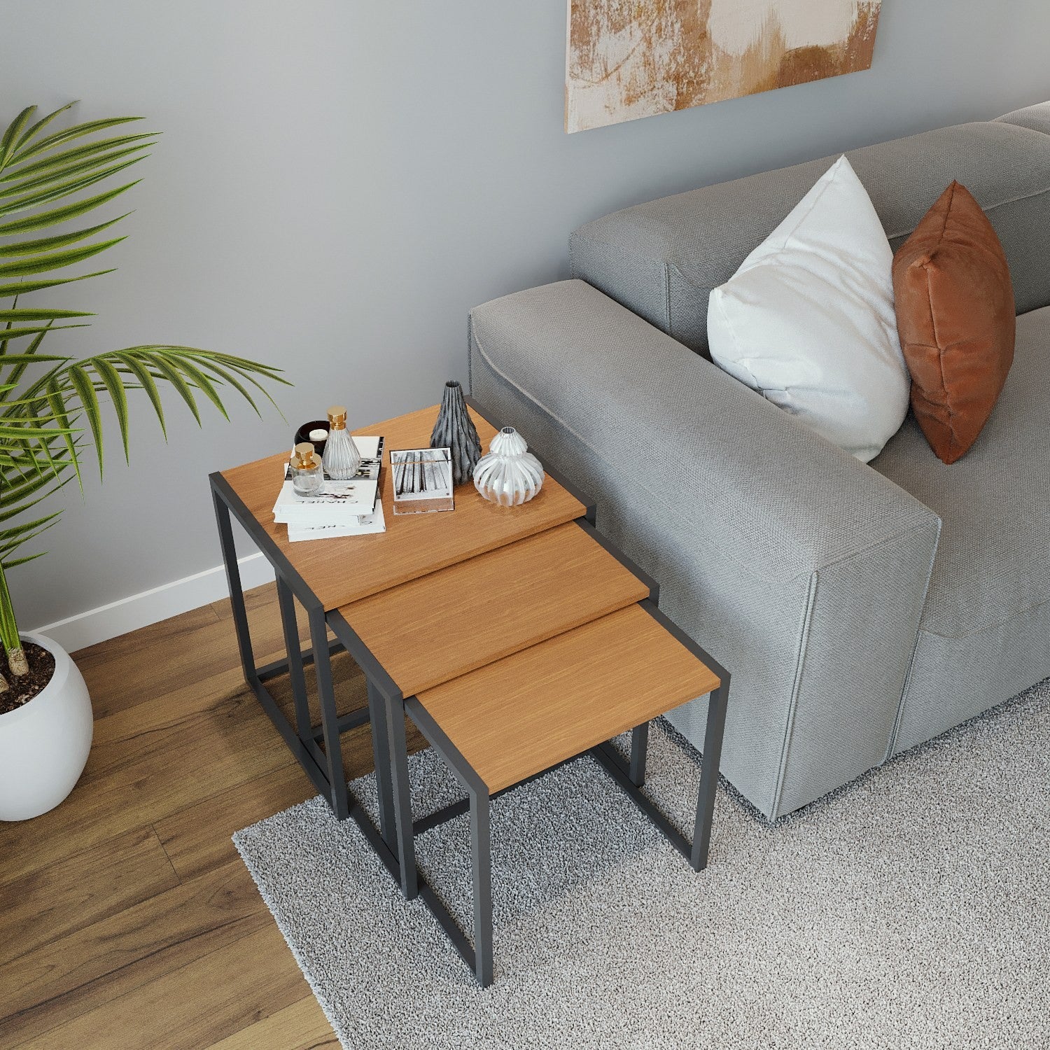 Table de nidification (3 pièces) Osnabrück L2048