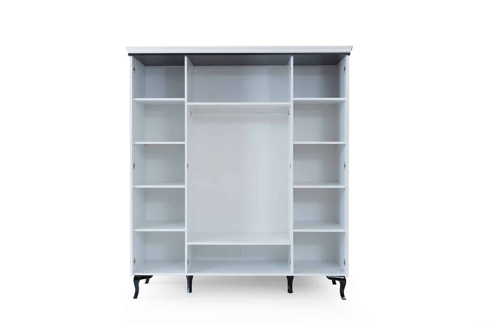 Black And White armoire 4 portes