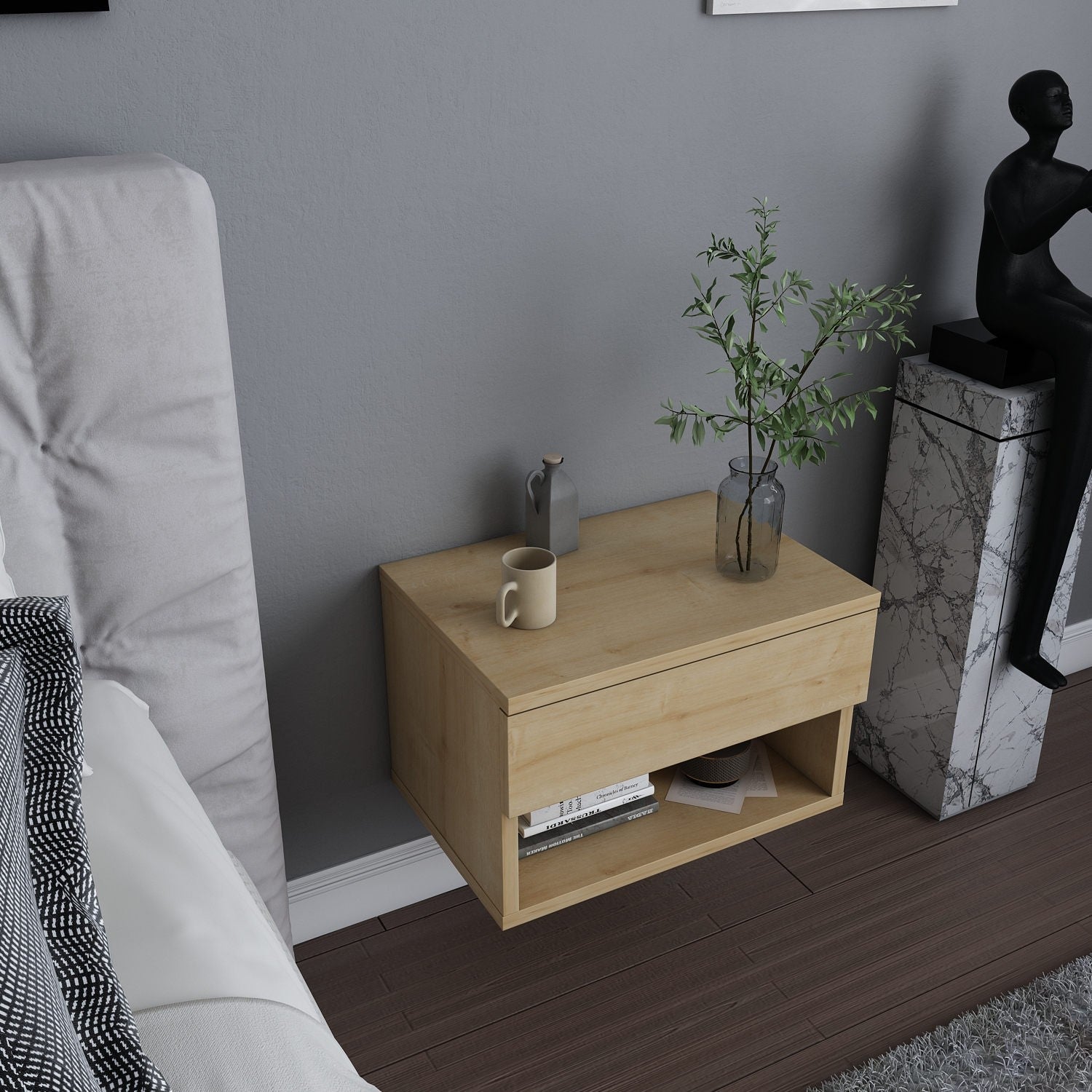 La table de nuit Jamot - Oak