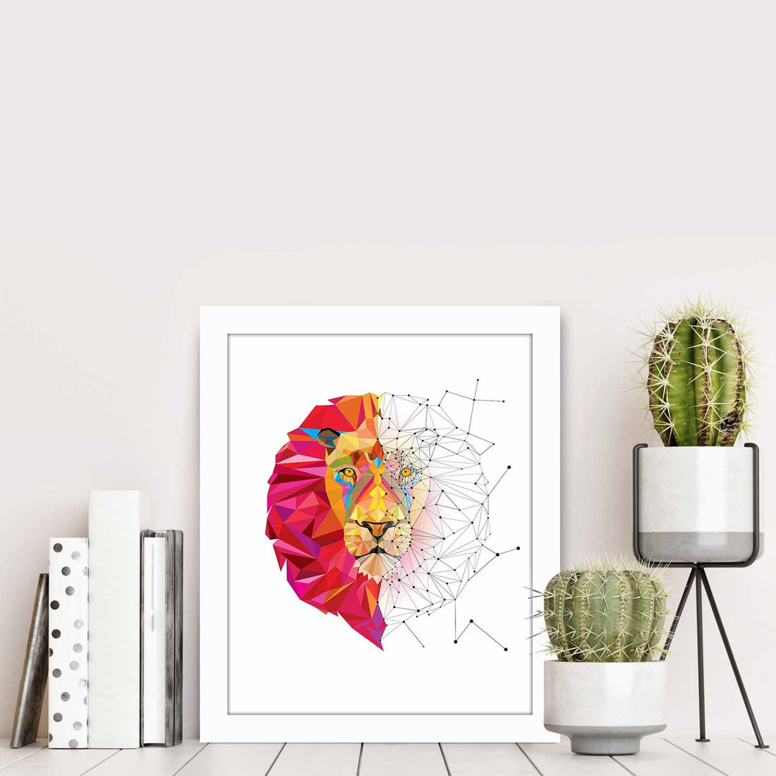 Peinture mdf encadrée décorative BCT-021