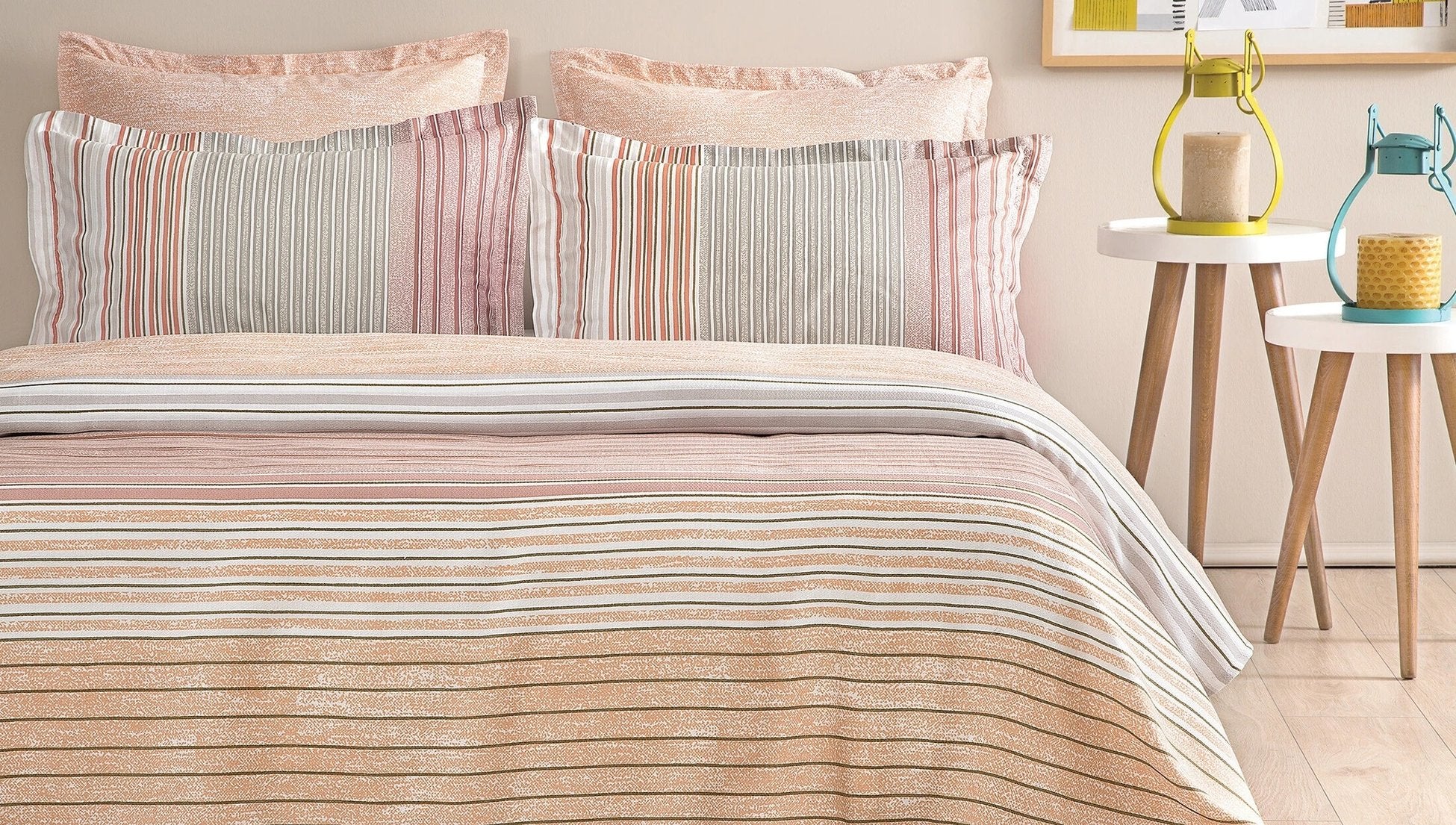 Pernelle Ensemble Couvre Lit (Couleur Brique)