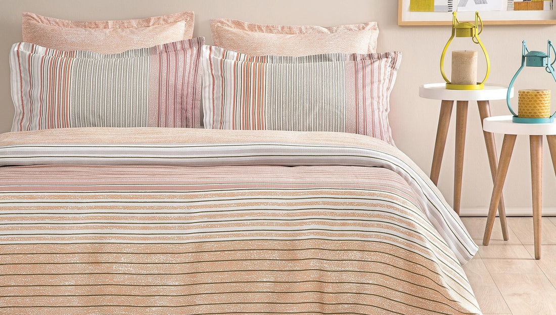 Pernelle Ensemble Couvre Lit (Couleur Brique)