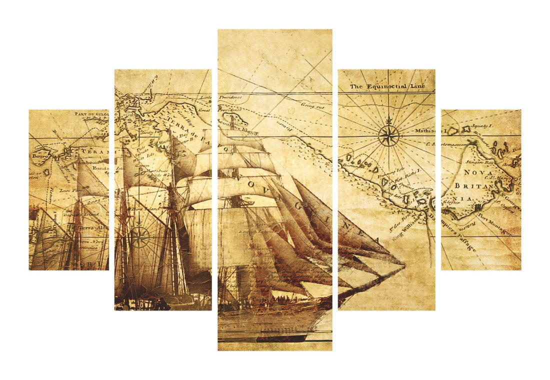 Peinture décorative MDF (5 pièces) ST001